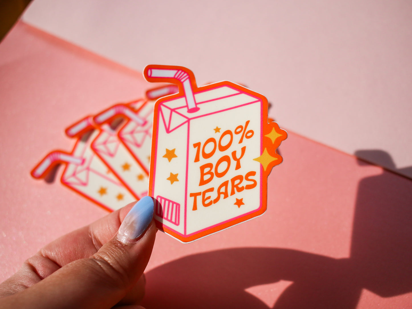 100% Boy Tears Sticker