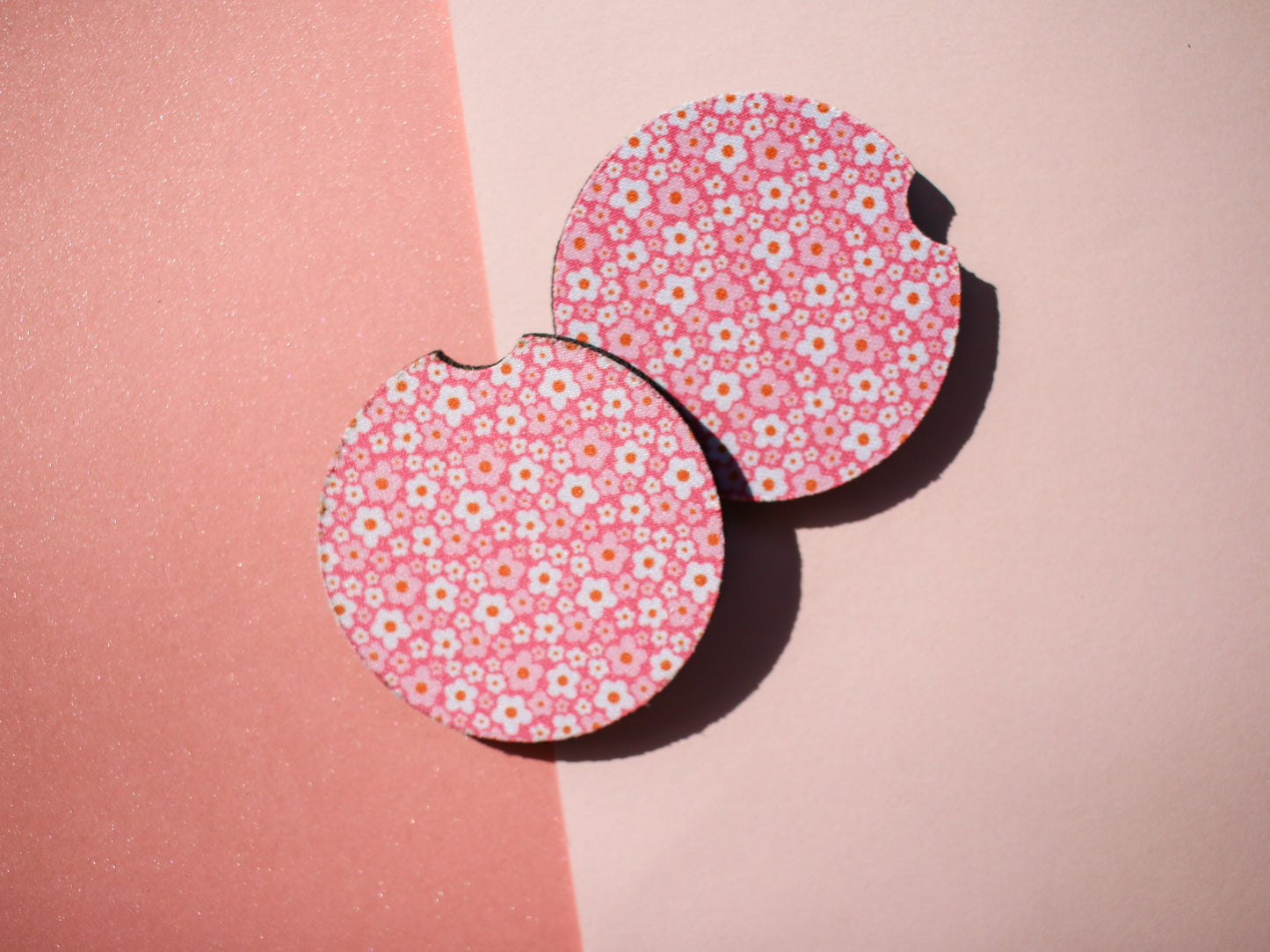 Floral Car Coaster Set (2 Colors)