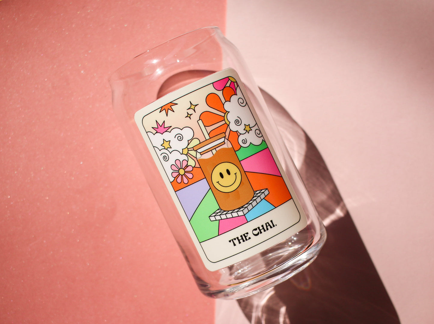 Tarot Cards Glass Cup