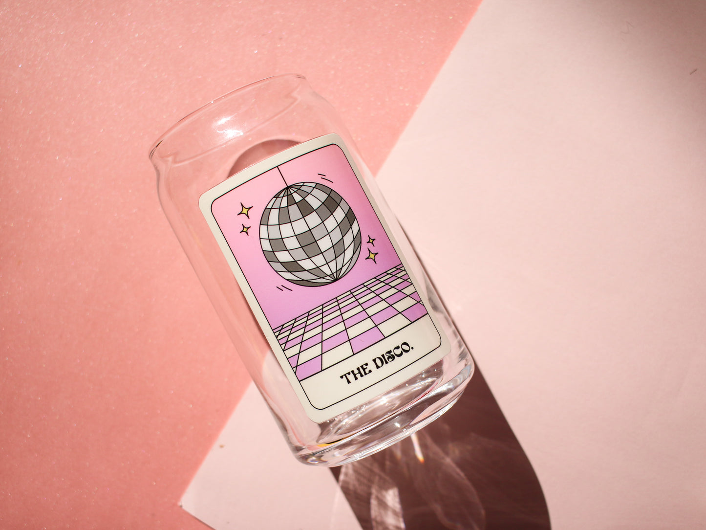 Tarot Cards Glass Cup