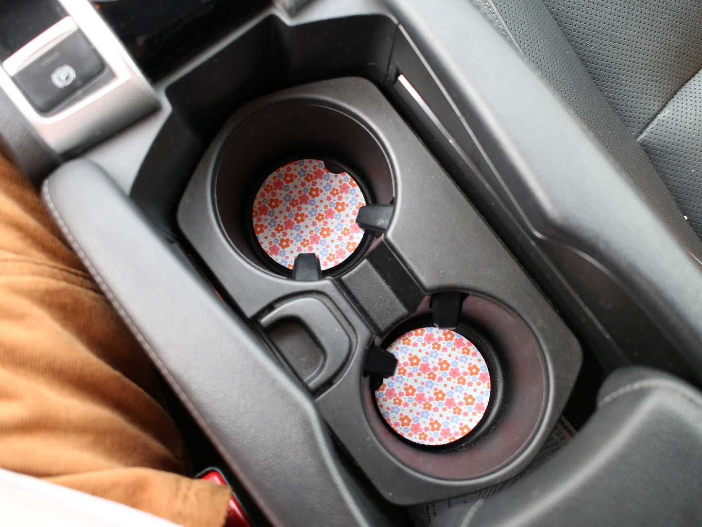 Floral Car Coaster Set (2 Colors)