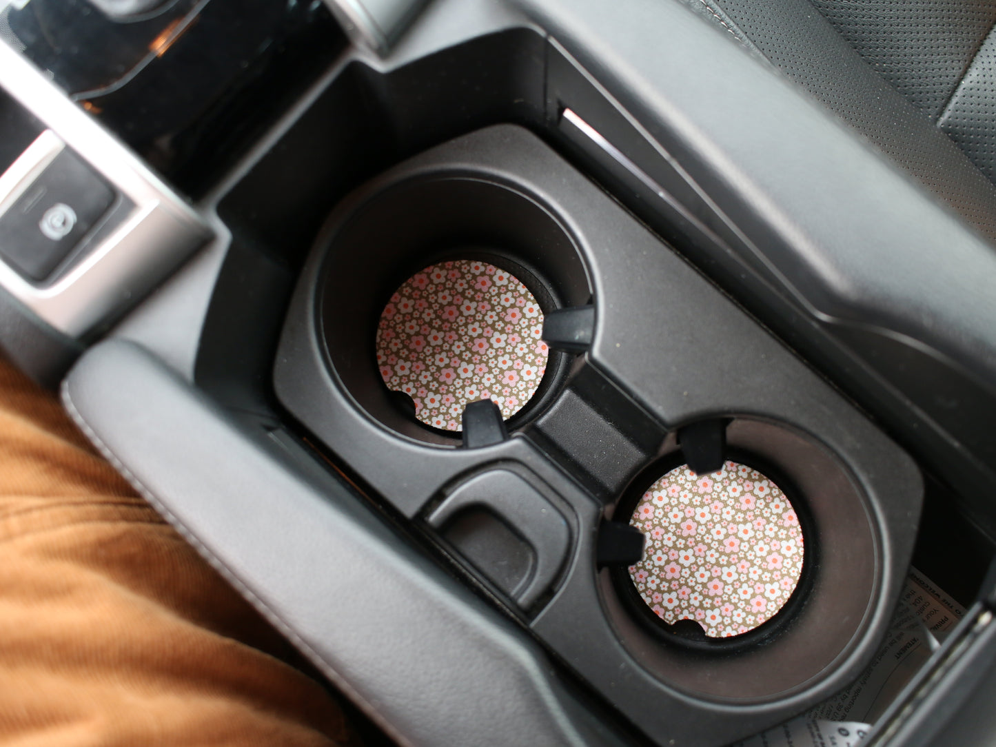 Floral Car Coaster Set (2 Colors)