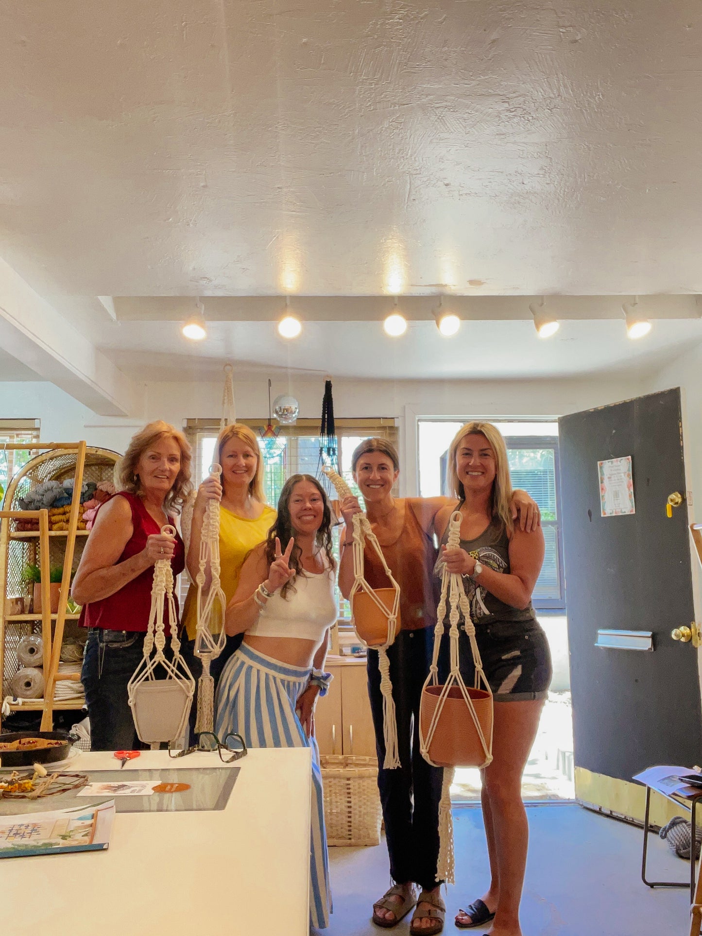 Macrame Plant Hanger Workshop with Malama Macrame