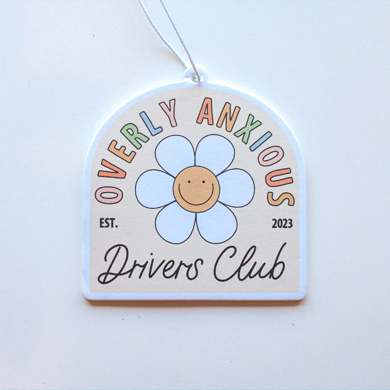 Overly Anxious Drivers Club Car Air Freshener (Flower Arrangement Scent)