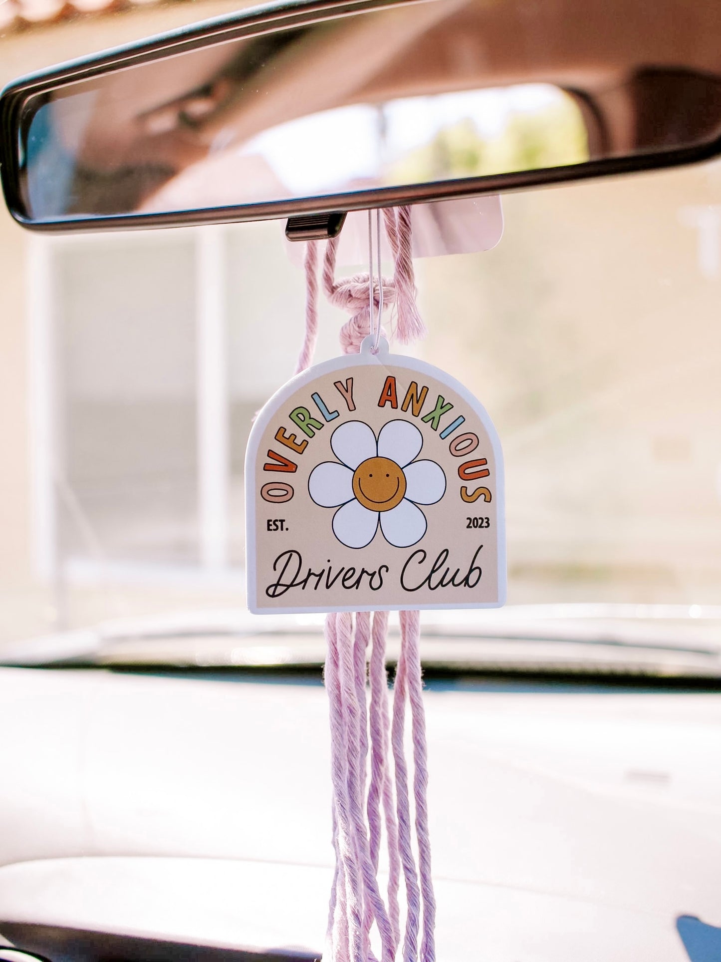 Overly Anxious Drivers Club Car Air Freshener (Flower Arrangement Scent)