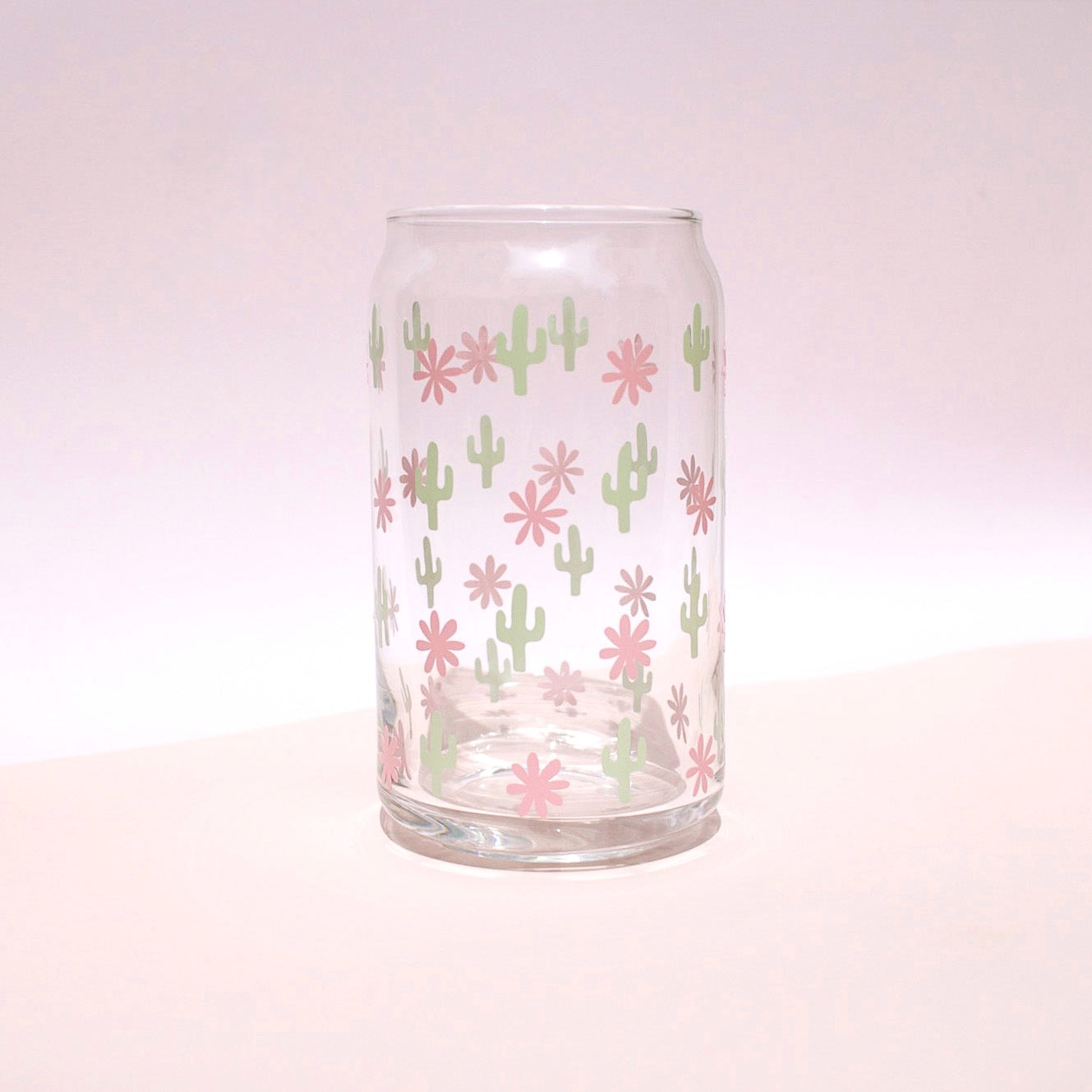 Mini Cactus Glass Cup