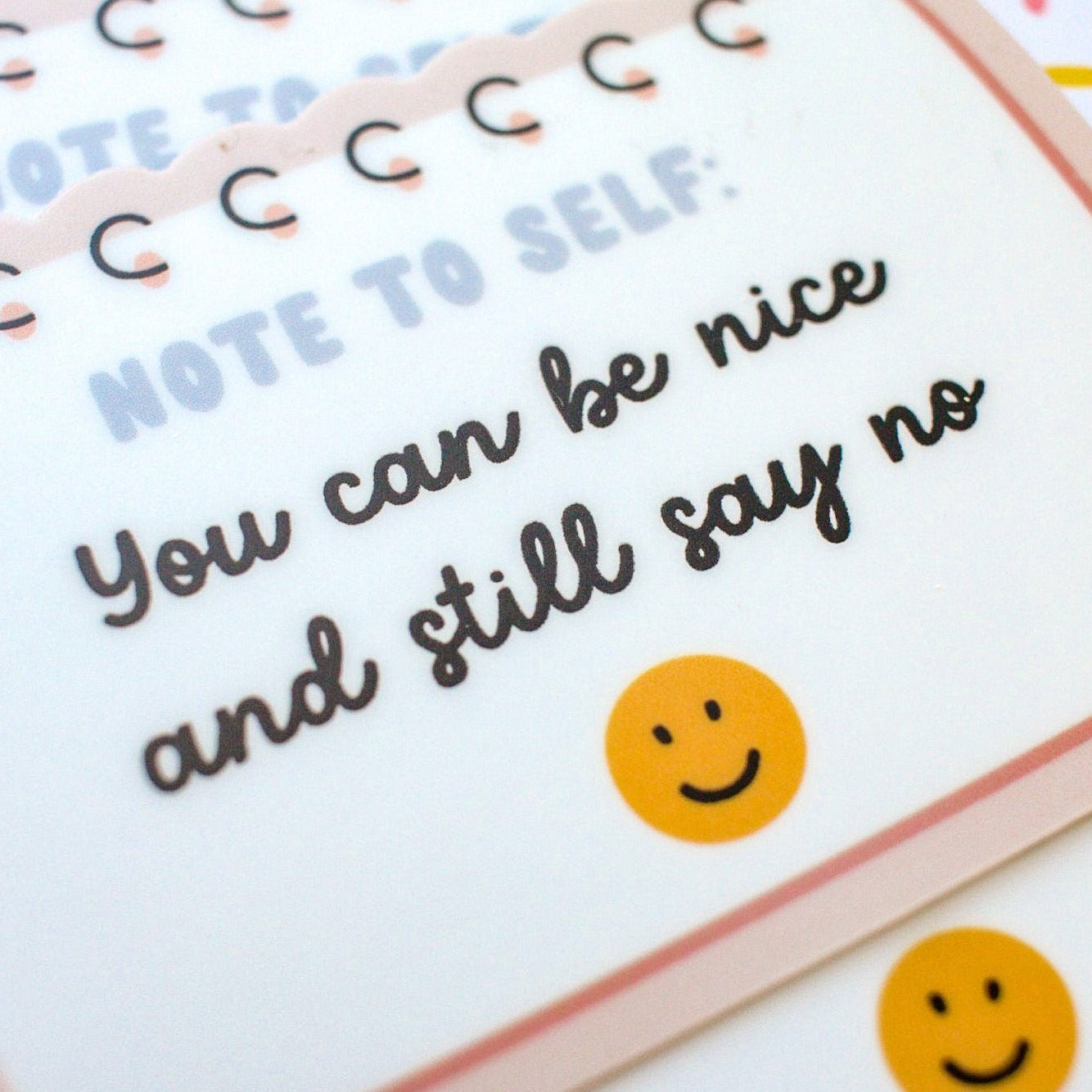 Note to Self Sticker