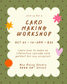 Cascade Card Making Workshop