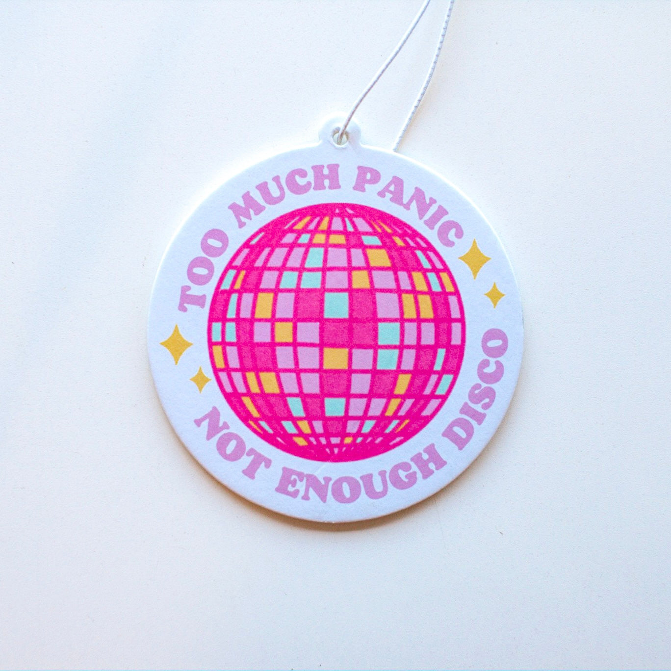 Disco Ball Car Air Freshener (Coconut Scent)