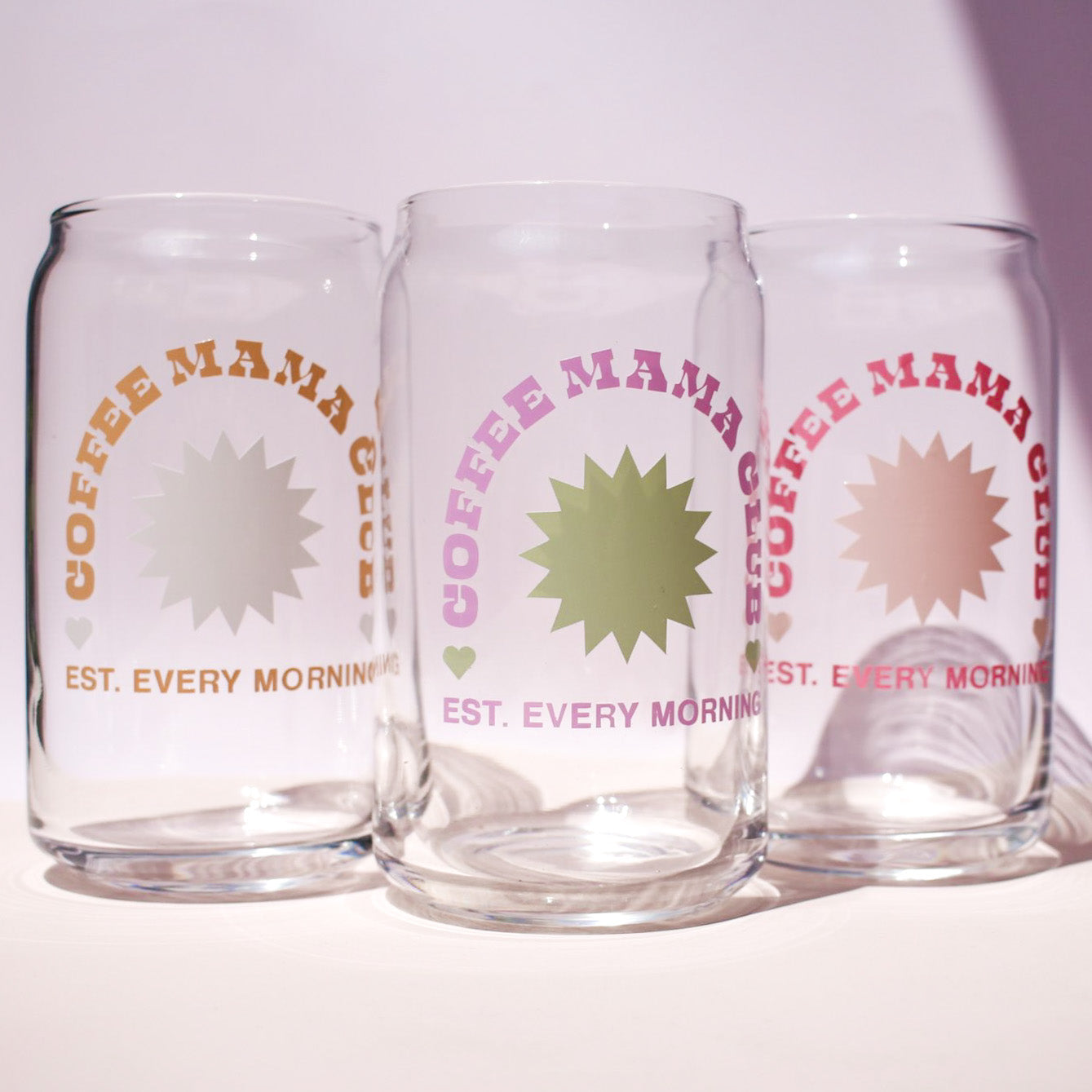 Coffee Mama Club Glass Cup