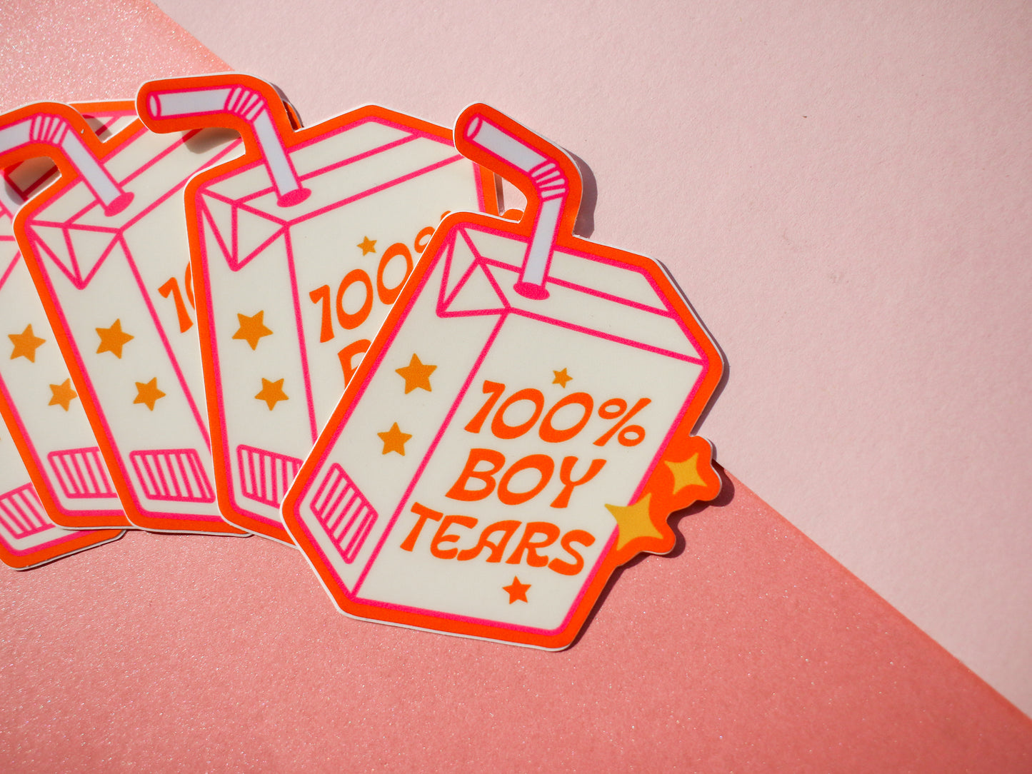 100% Boy Tears Sticker