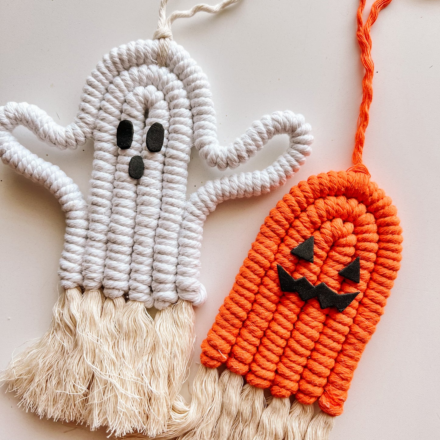 Spooky Macrame Hangings