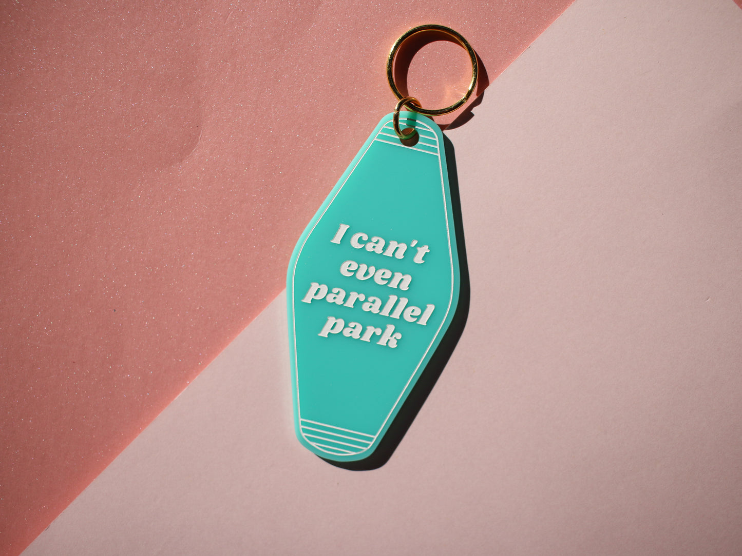 I Can't Even Parallel Park Keychain