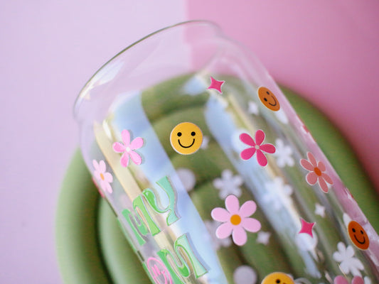 In My Mom Era Glass Cup