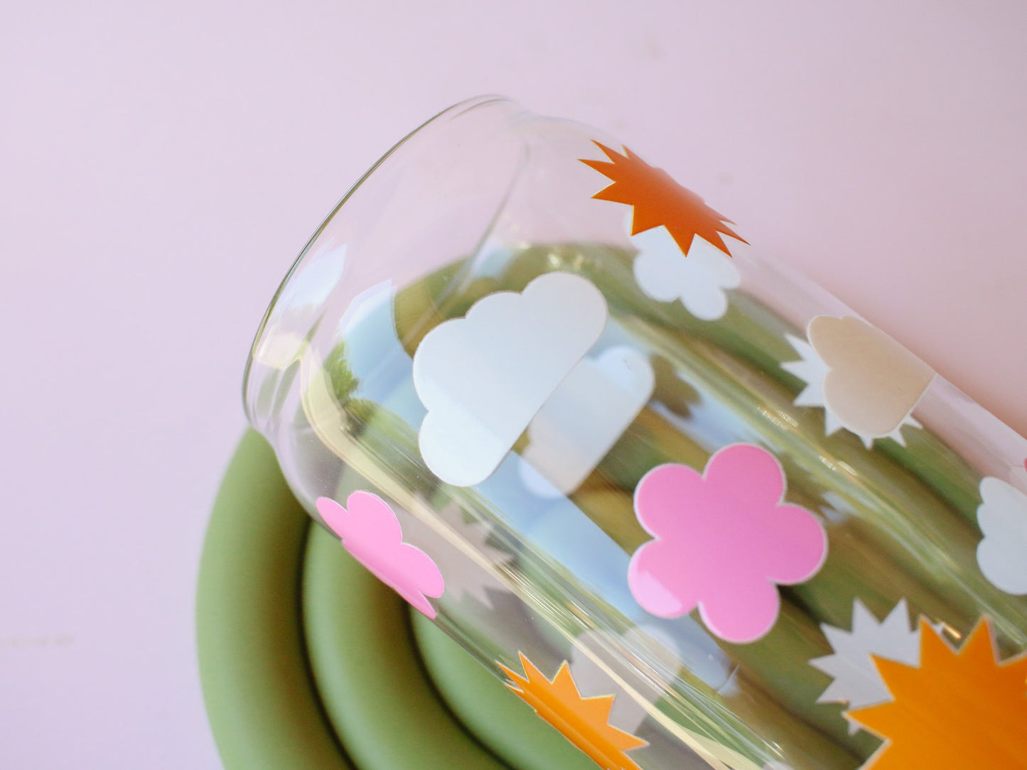 Cloud and Sun Glass Cup