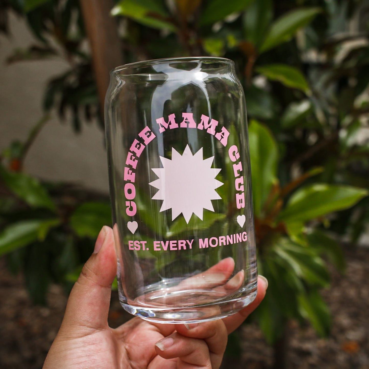 Coffee Mama Club Glass Cup