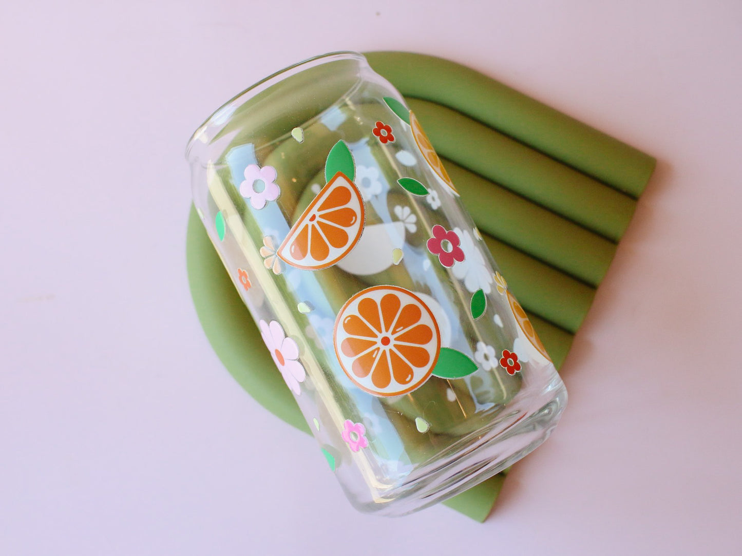 Citrus Glass Cup