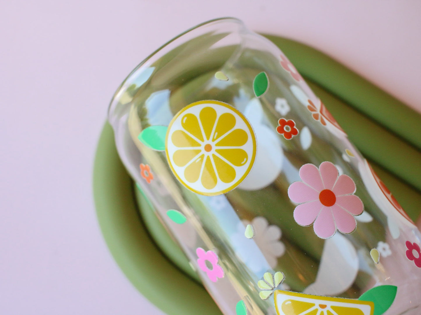 Citrus Glass Cup