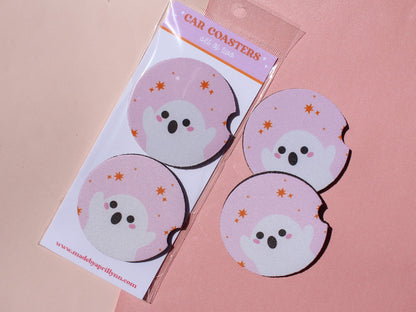 Ghostie Coasties Car Coaster Set