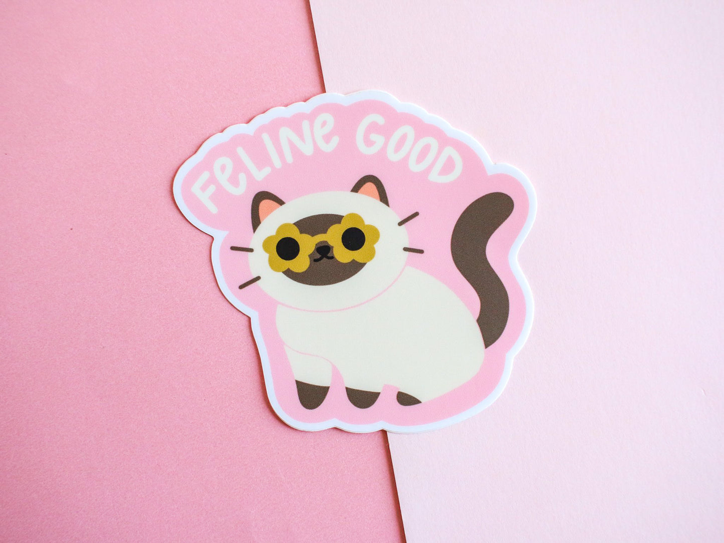 Feline Good Cat Sticker