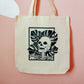 Spooky Skeleton Monstera Tote Bag