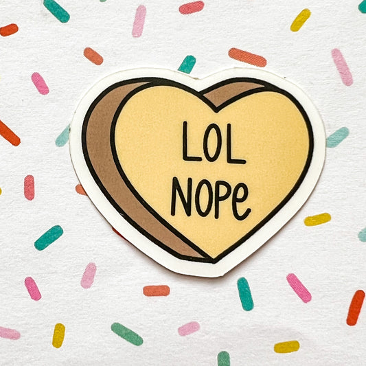 Valentine's Conversation Heart Mini Stickers