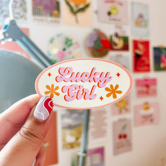 Lucky Girl Sticker