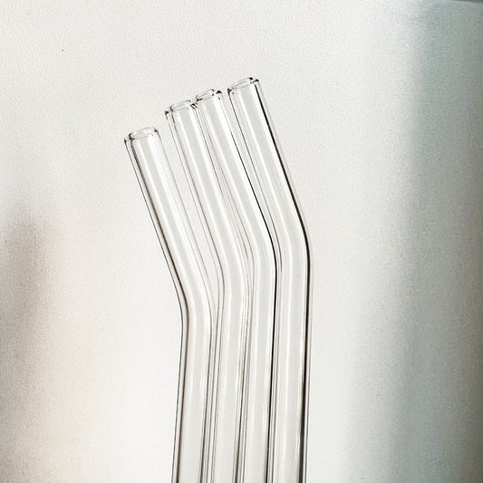 Clear Glass Straw