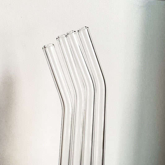 Clear Glass Straw