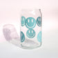 Happy Face Glass Cup