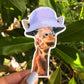 Giraffe Bucket Hat Sticker
