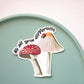 We All Grow Differently Mushroom Sticker