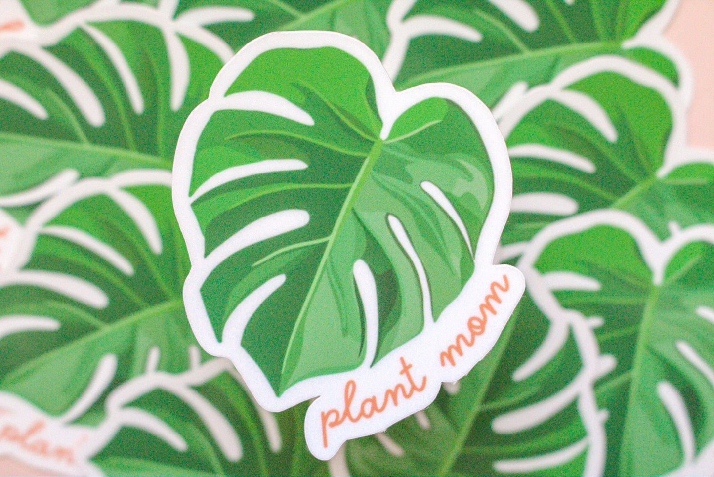Monstera Plant Mom Sticker