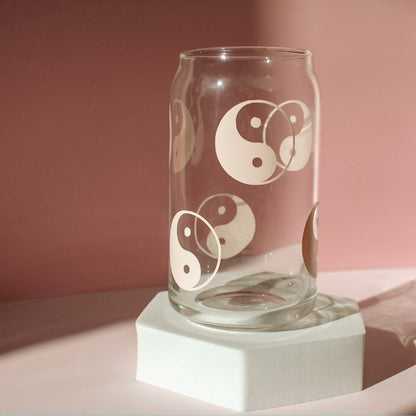 Yin Yang Glass Cup