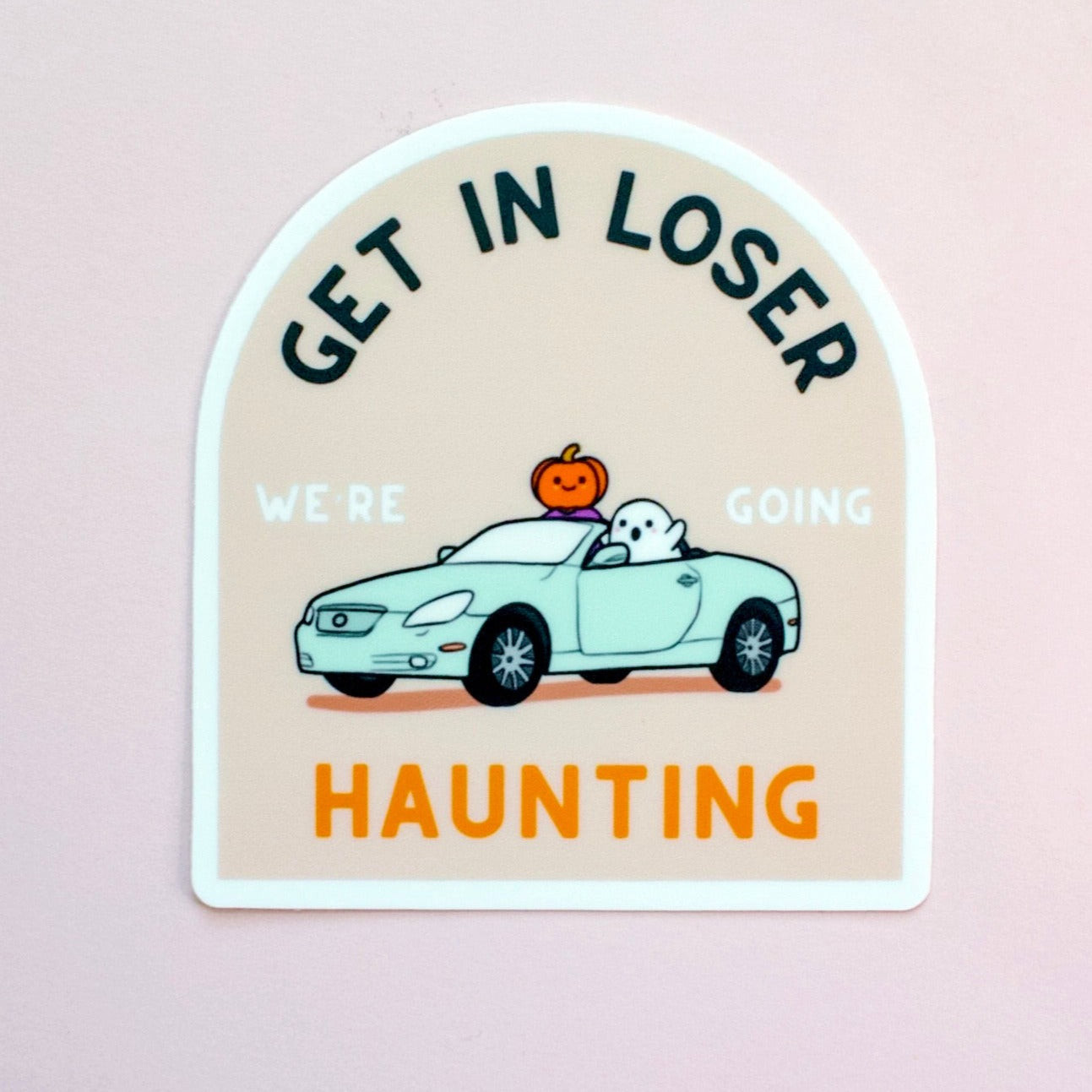 Get In Loser Halloween Sticker