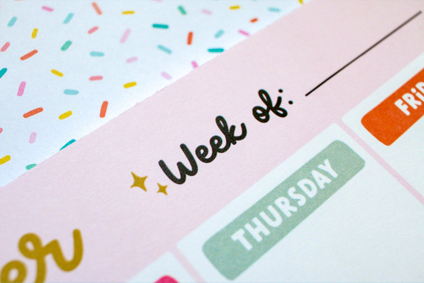 Weekly Planner Notepad